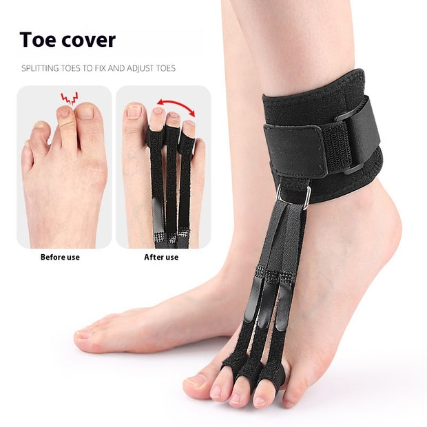 Toe Tractor Bending Curl Overlap Adjustment Foot Protector