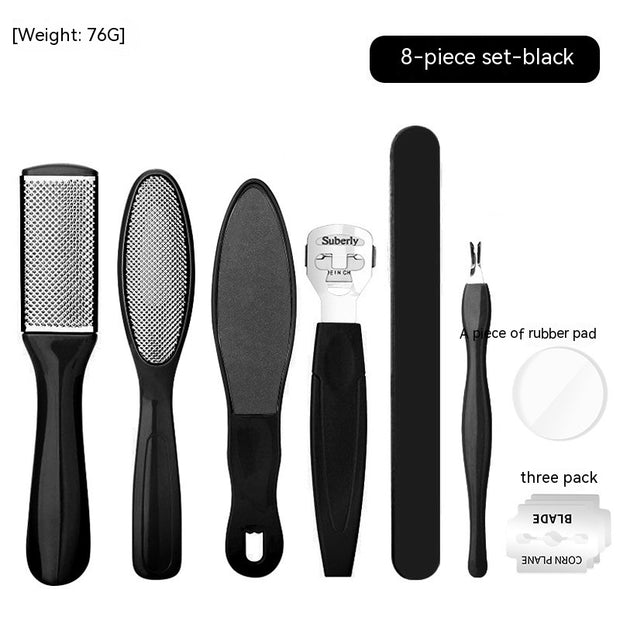 Foot Care Stainless Steel Foot Files Tools Suit