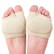 Thickened Forefoot Socks Bevel Thread Foot Protector Thickened Super Soft Built-in Gel Bunion High Heel Shoes Forefoot Pad